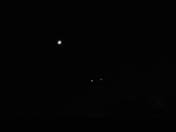 the moon jupiter venus conjunction